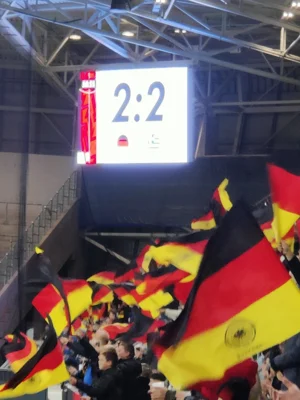 Foto des Albums: Spannung beim ersten Länderspiel in der neuen ad hoc Arena!