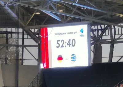 Foto des Albums: Spannung beim ersten Länderspiel in der neuen ad hoc Arena!