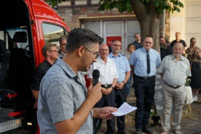 Foto des Albums: Übergabe des Einsatzleitwagen 1 der Feuerwehr Fränkisch-Crumbach und Reichelsheim
