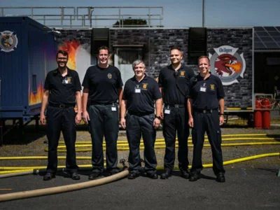 Foto des Albums: Erfolgreiche Ausbildung in der mobilen Brandsimulationsanlage Fire Dragon
