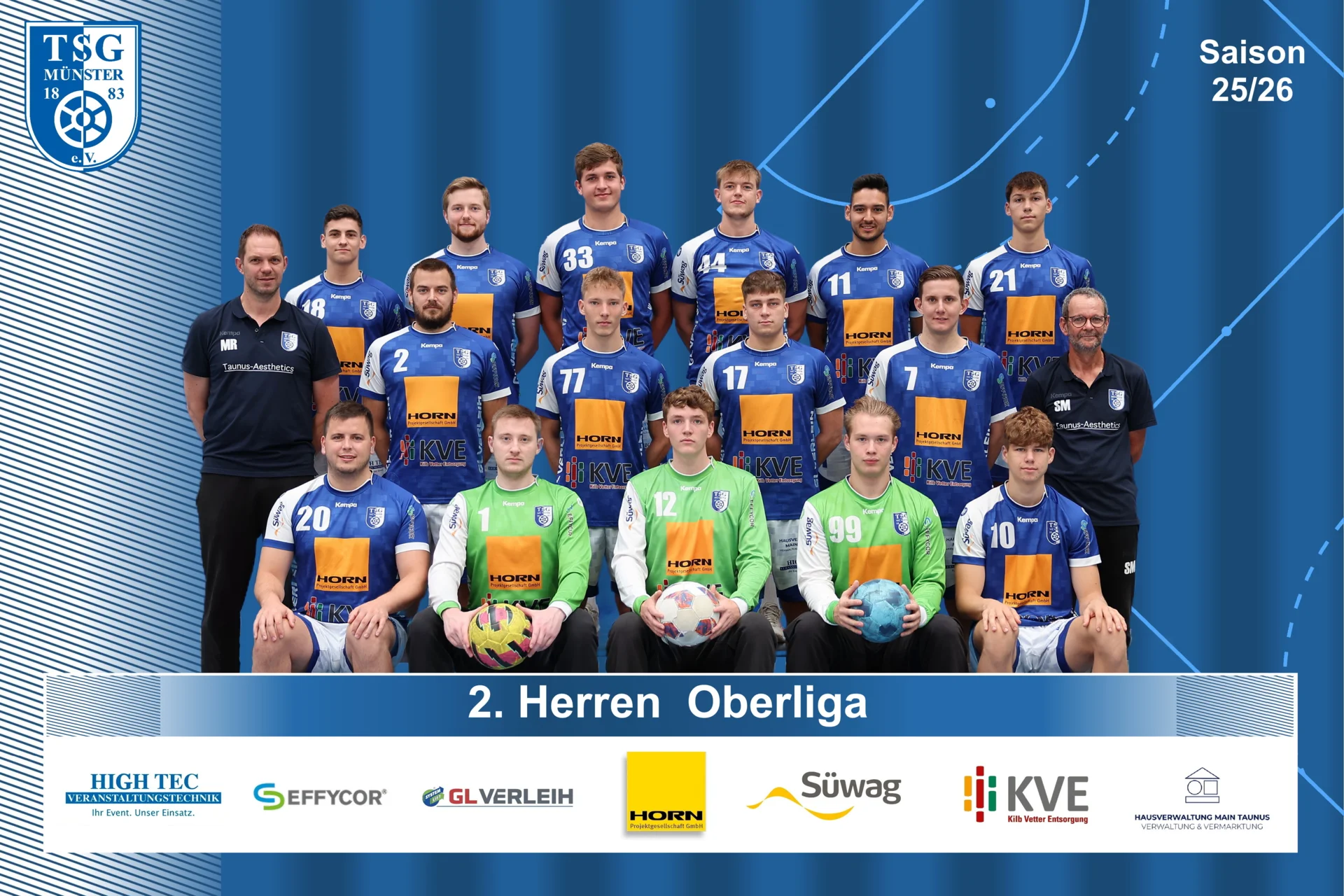 Bild: TSG Münster - 2 Herren 25-26