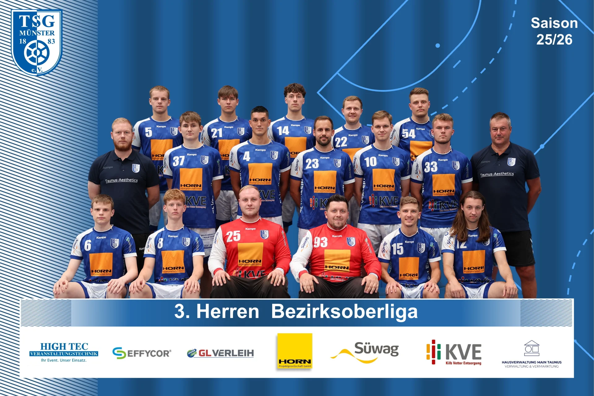 Bild: TSG Münster - 3 Herren 25-26
