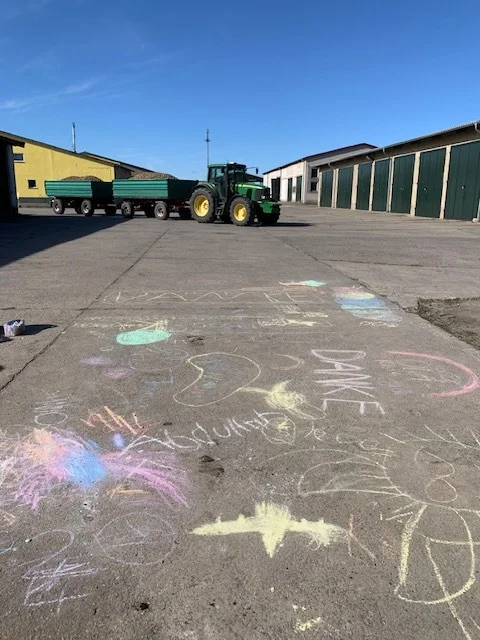Bild: Ein Dankeschön der Schüler an die AG Welsickendorf