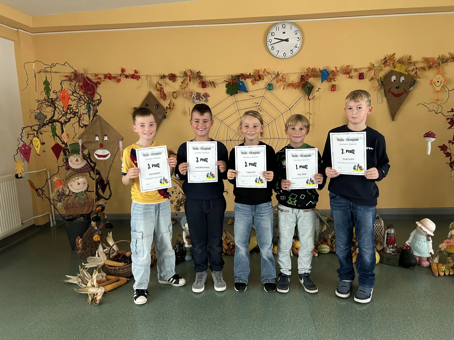 Bild: Unsere Mathe-Asse der 3. Klasse!