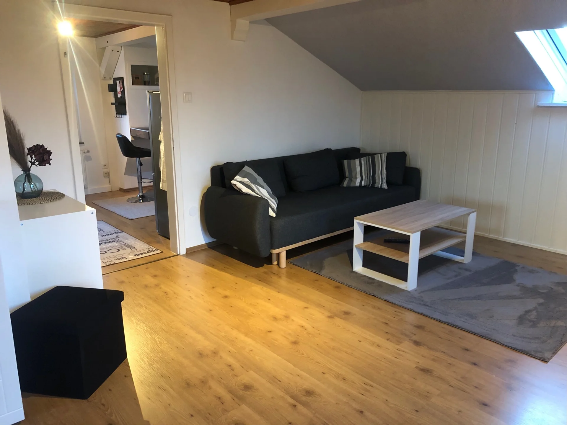 Bild: Wohnbereich Ferienwohnung Schöne Aussicht Sontra
