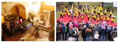 Sonntag - Klangbad in der Gutskapelle & Auftritte der Dance-Company  (Bild vergr&ouml;&szlig;ern)
