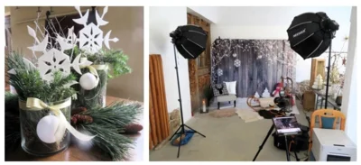 Winterdeko & Foto-Ecke  (Bild vergr&ouml;&szlig;ern)
