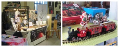 Wintermarkt-St&auml;nde im Kuhstall  (Bild vergr&ouml;&szlig;ern)