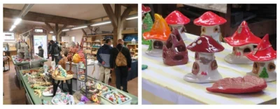 Wintermarkt-St&auml;nde in den Werkst&auml;tten  (Bild vergr&ouml;&szlig;ern)