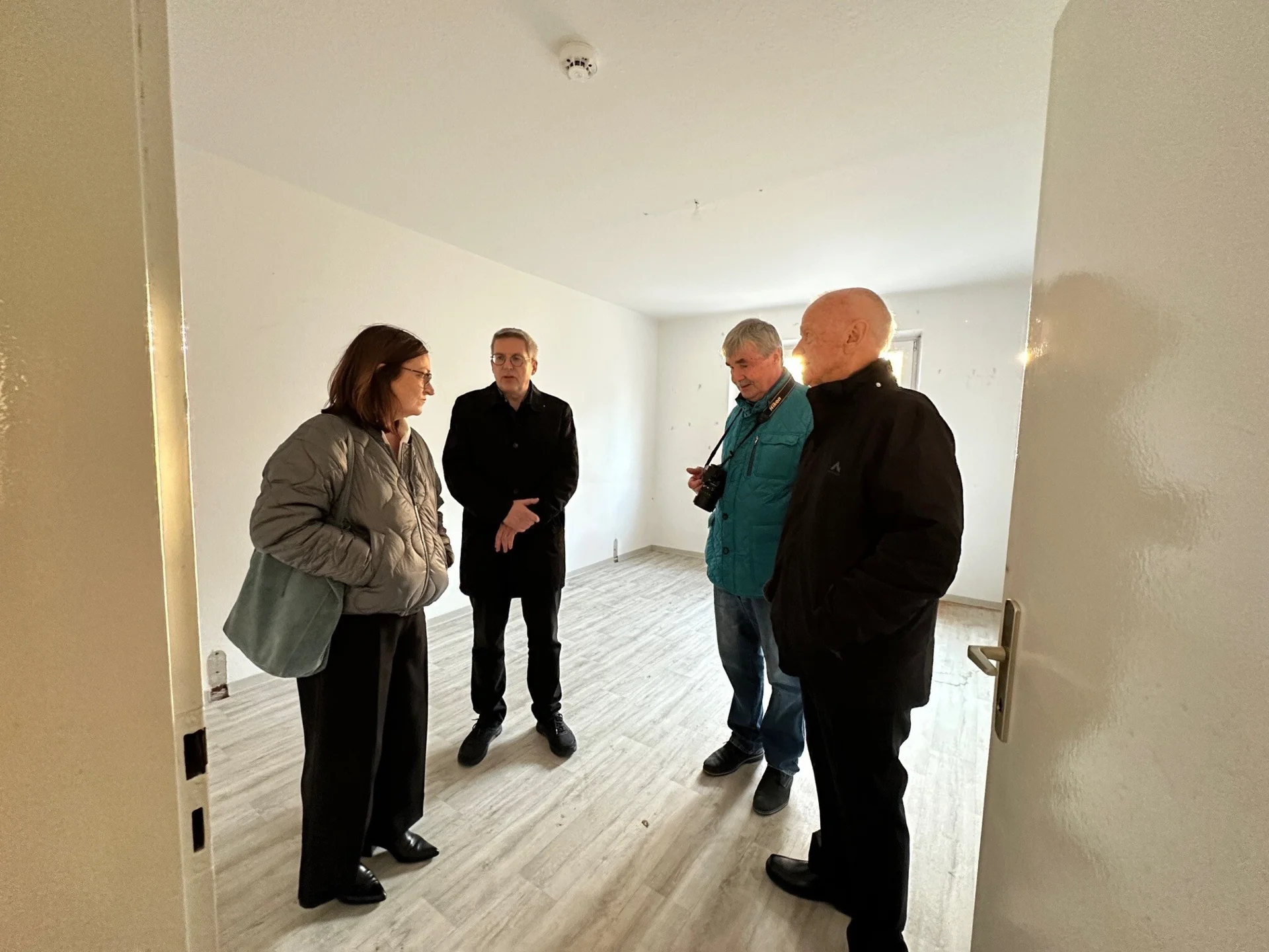 Bild: Blick in eine Wohnung des Modellblocks