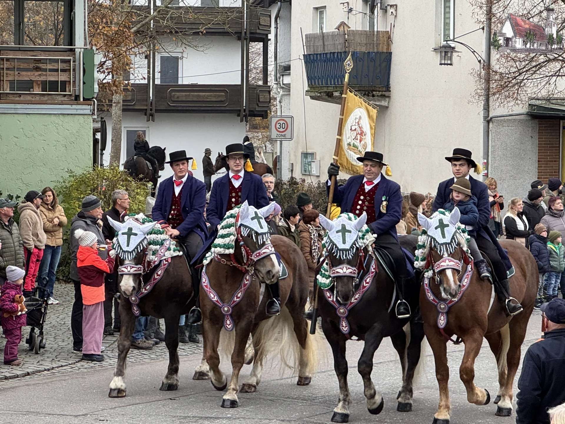 Bild: Martiniritt 2025 Miltach