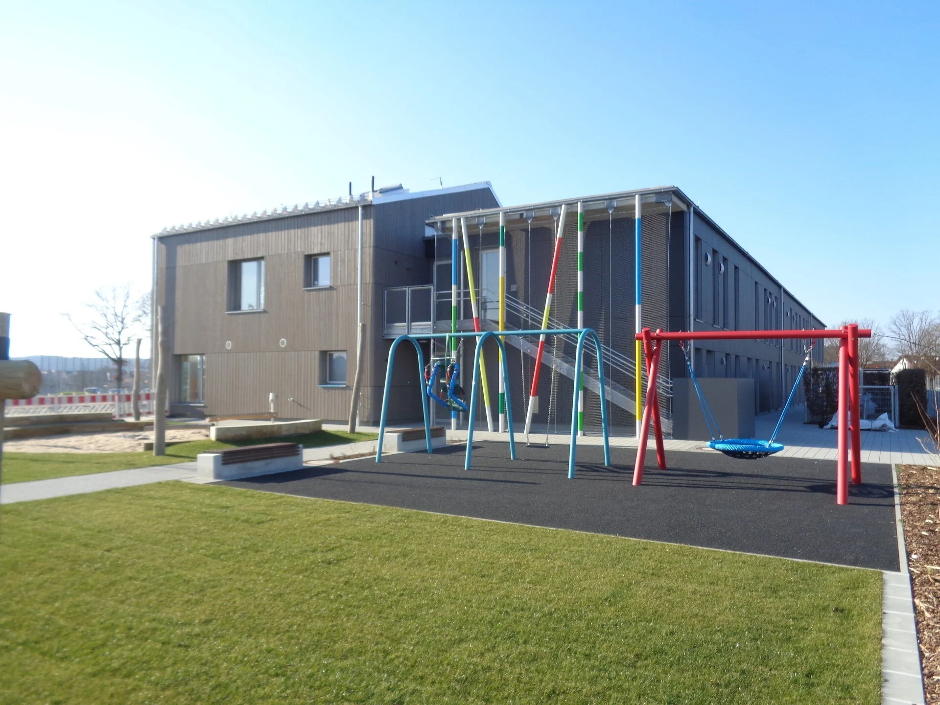 Bild: Außenbereich Kindergarten