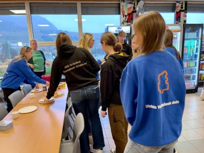 Norwegische Waffeln mit braunem K&auml;se 