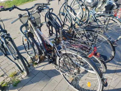 Foto des Albums: Herrenlose Fahrräder am Pritzwalker Bahnhof