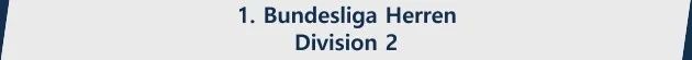 1. Bundesliga Herren Division 2