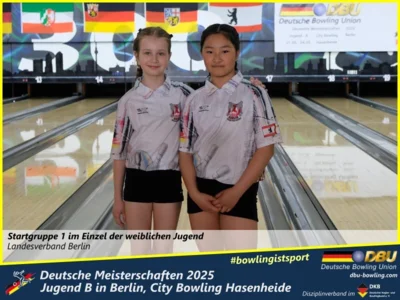 Foto des Albums: Fotoalbum 1 von den Deutschen Meisterschaften 2025 der Jugend B (U14) in Berlin, City Bowling Hasenheide