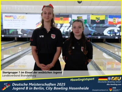 Foto des Albums: Fotoalbum 1 von den Deutschen Meisterschaften 2025 der Jugend B (U14) in Berlin, City Bowling Hasenheide