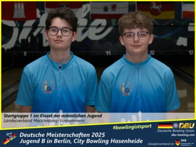 Foto des Albums: Fotoalbum 1 von den Deutschen Meisterschaften 2025 der Jugend B (U14) in Berlin, City Bowling Hasenheide