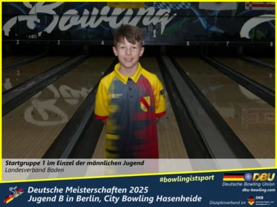 Foto des Albums: Fotoalbum 1 von den Deutschen Meisterschaften 2025 der Jugend B (U14) in Berlin, City Bowling Hasenheide