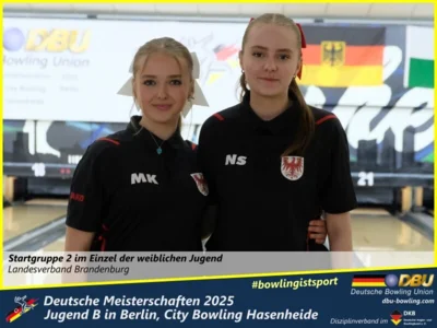 Foto des Albums: Fotoalbum 1 von den Deutschen Meisterschaften 2025 der Jugend B (U14) in Berlin, City Bowling Hasenheide