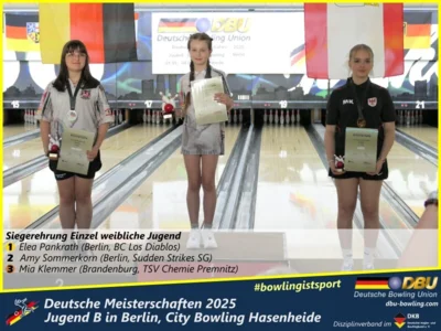 Foto des Albums: Fotoalbum 1 von den Deutschen Meisterschaften 2025 der Jugend B (U14) in Berlin, City Bowling Hasenheide