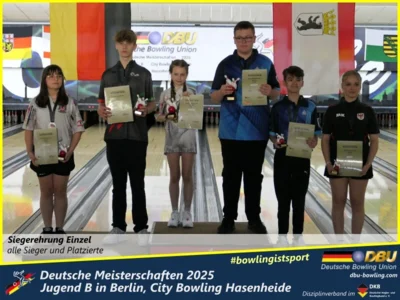 Foto des Albums: Fotoalbum 1 von den Deutschen Meisterschaften 2025 der Jugend B (U14) in Berlin, City Bowling Hasenheide