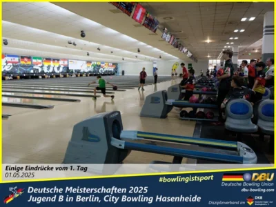 Foto des Albums: Fotoalbum 1 von den Deutschen Meisterschaften 2025 der Jugend B (U14) in Berlin, City Bowling Hasenheide