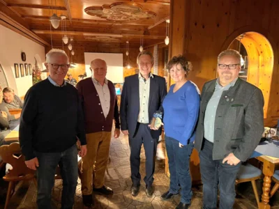 Manfred Karl, Christian Glas, Christian B&uuml;rger, Sabine Karl, Norbert Zehrer v l   (Bild vergr&ouml;&szlig;ern)
