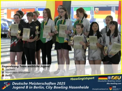Foto des Albums: Fotoalbum 3 von den Deutschen Meisterschaften 2025 der Jugend B (U14) in Berlin, City Bowling Hasenheide