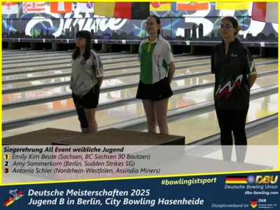Foto des Albums: Fotoalbum 3 von den Deutschen Meisterschaften 2025 der Jugend B (U14) in Berlin, City Bowling Hasenheide