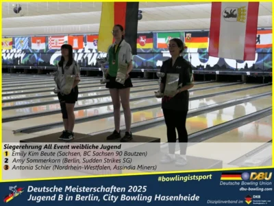Foto des Albums: Fotoalbum 3 von den Deutschen Meisterschaften 2025 der Jugend B (U14) in Berlin, City Bowling Hasenheide