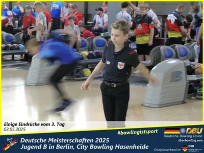 Foto des Albums: Fotoalbum 3 von den Deutschen Meisterschaften 2025 der Jugend B (U14) in Berlin, City Bowling Hasenheide