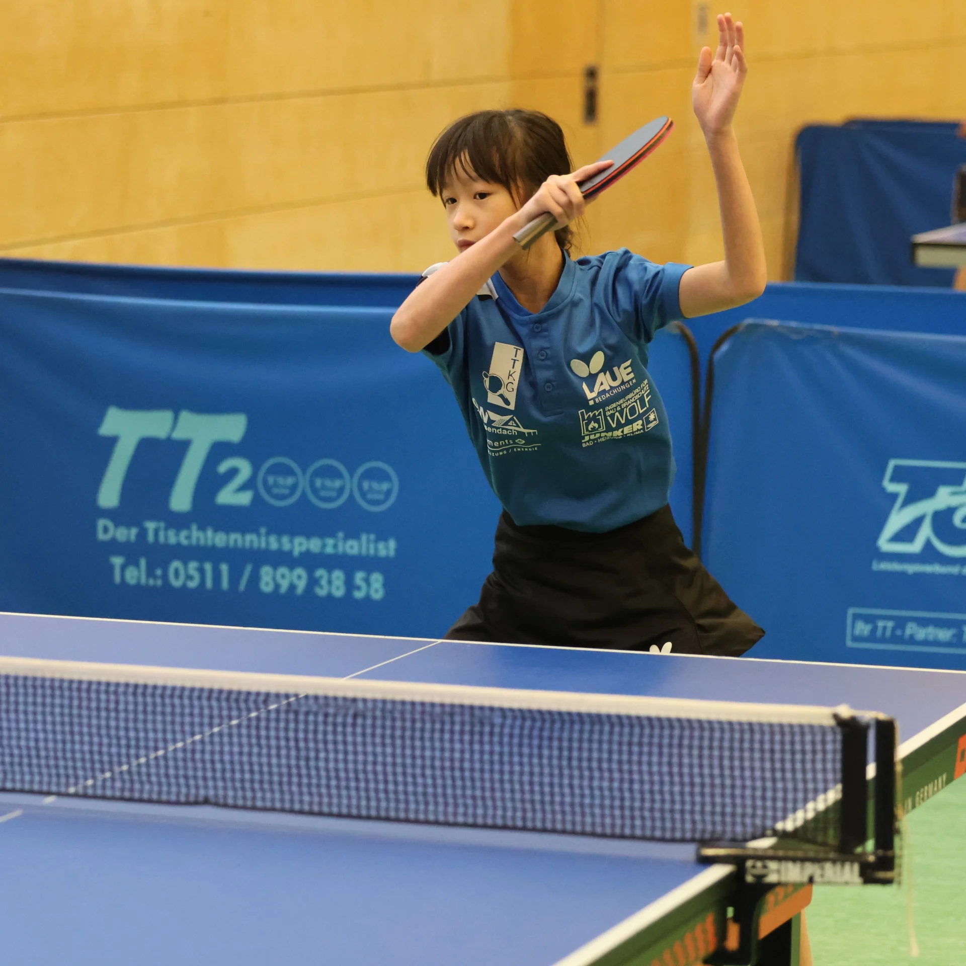 Bild: Klara Xinnuo Liang startete bei den Mädchen 13 und 15