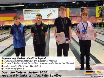 Foto des Albums: Fotoalbum 4 von den Deutschen Meisterschaften 2024 der Jugend B (U14) in Ludwigshafen, Felix Bowling