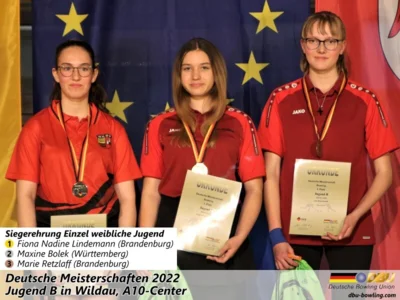 Foto des Albums: Fotoalbum von den Deutschen Meisterschaften 2022 der Jugend B (U14) in Wildau. A10 Bowling