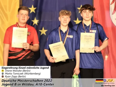 Foto des Albums: Fotoalbum von den Deutschen Meisterschaften 2022 der Jugend B (U14) in Wildau. A10 Bowling