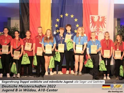 Foto des Albums: Fotoalbum von den Deutschen Meisterschaften 2022 der Jugend B (U14) in Wildau. A10 Bowling