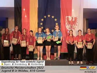 Foto des Albums: Fotoalbum von den Deutschen Meisterschaften 2022 der Jugend B (U14) in Wildau. A10 Bowling