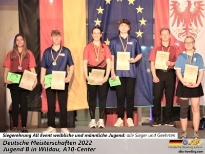 Foto des Albums: Fotoalbum von den Deutschen Meisterschaften 2022 der Jugend B (U14) in Wildau. A10 Bowling