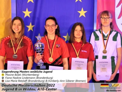 Foto des Albums: Fotoalbum von den Deutschen Meisterschaften 2022 der Jugend B (U14) in Wildau. A10 Bowling