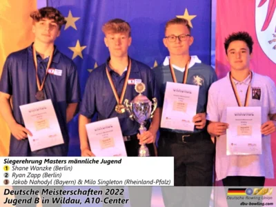 Foto des Albums: Fotoalbum von den Deutschen Meisterschaften 2022 der Jugend B (U14) in Wildau. A10 Bowling