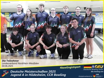 Foto des Albums: Fotoalbum 1 von den Deutschen Meisterschaften 2025 der Jugend A (U14) in Hildesheim, CCR Bowling