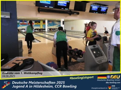 Foto des Albums: Fotoalbum 1 von den Deutschen Meisterschaften 2025 der Jugend A (U14) in Hildesheim, CCR Bowling