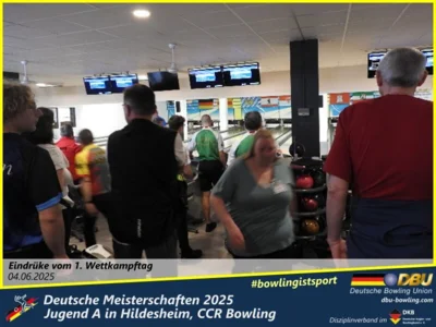 Foto des Albums: Fotoalbum 1 von den Deutschen Meisterschaften 2025 der Jugend A (U14) in Hildesheim, CCR Bowling