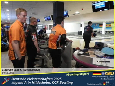 Foto des Albums: Fotoalbum 1 von den Deutschen Meisterschaften 2025 der Jugend A (U14) in Hildesheim, CCR Bowling