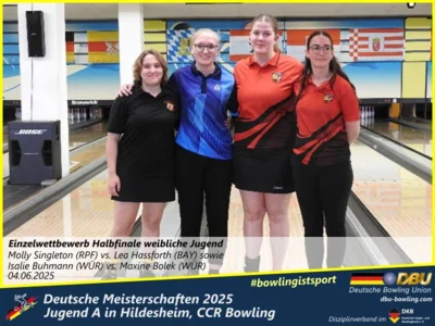 Foto des Albums: Fotoalbum 1 von den Deutschen Meisterschaften 2025 der Jugend A (U14) in Hildesheim, CCR Bowling