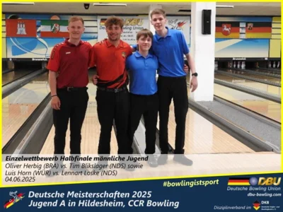 Foto des Albums: Fotoalbum 1 von den Deutschen Meisterschaften 2025 der Jugend A (U14) in Hildesheim, CCR Bowling