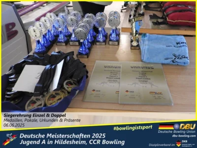 Foto des Albums: Fotoalbum 3 von den Deutschen Meisterschaften 2025 der Jugend A (U14) in Hildesheim, CCR Bowling
