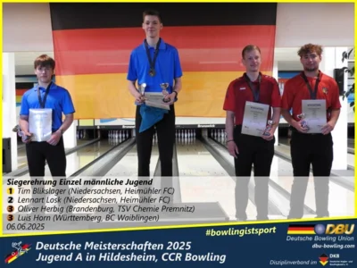 Foto des Albums: Fotoalbum 3 von den Deutschen Meisterschaften 2025 der Jugend A (U14) in Hildesheim, CCR Bowling