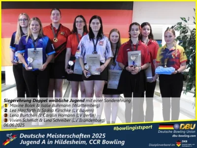 Foto des Albums: Fotoalbum 3 von den Deutschen Meisterschaften 2025 der Jugend A (U14) in Hildesheim, CCR Bowling
